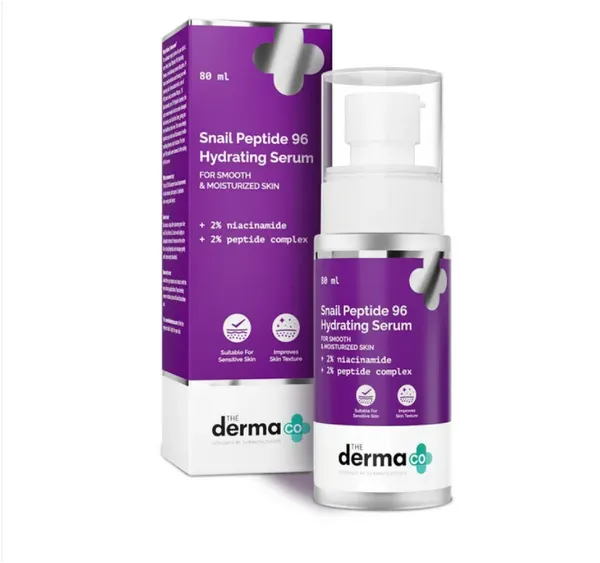 The Derma Co Snail Peptide 96 Hydrating Serum 80 ML